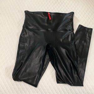 Spanx faux leather leggings
